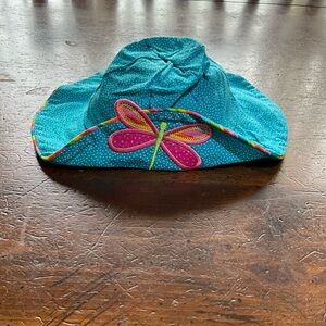Picture Me butterfly print sun hat